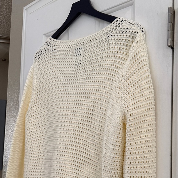 Joie  Cream V-Neck Button-Up Cardigan Sweater - Picture 9 of 9